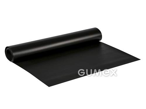 Technická fólie pro galanterní výrobky 842, tloušťka 0,2mm, šíře 1400mm, 49°ShD, desén D62, PVC, +5°C/+40°C, černá (6071)